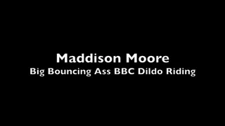 Big Bouncing Ass BBC Dildo Riding