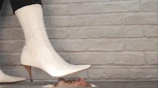 CC - Clean the filthy soles of my white boots