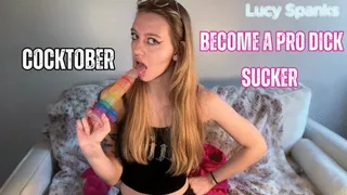 Cock Sucker Training Femdom POV Cocktober Lucy Spanks