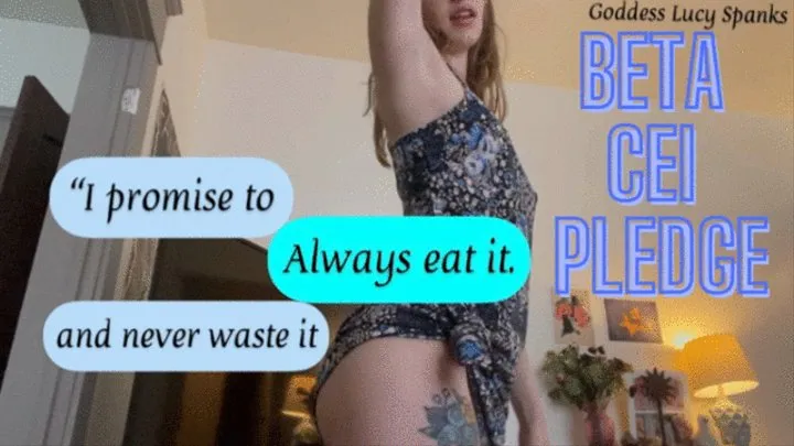 Beta Cum Eating Promise