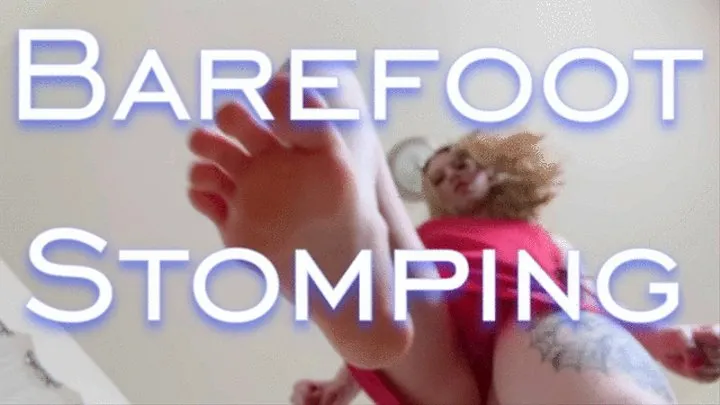 Barefoot Stomping Femdom POV
