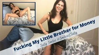 TABOO SIBLINGS - Step-Sister in Swimsuit Fucking Little Step-Brother for Money