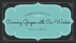 Cummy Food Masturbation with Grapes - Sun Maid Cosplay Halloween - Sally Smiles