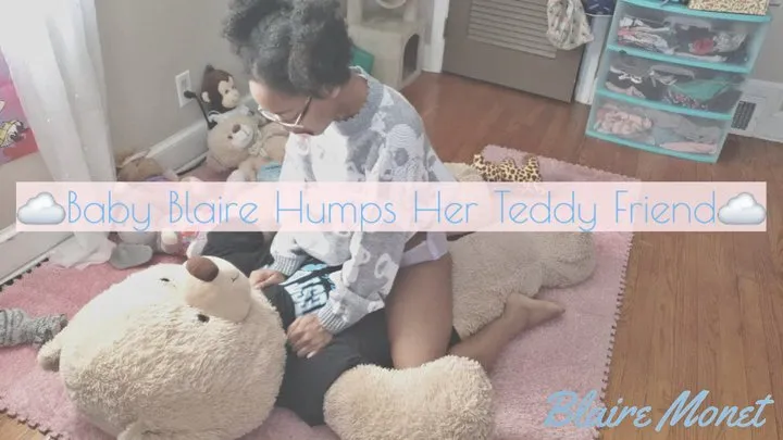 Blaire Humps Her Teddy Friend