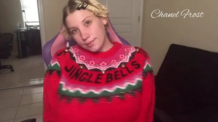 Bouncing My Huge Swollen Tits In My XXXMAS Sweater!