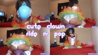 Cute Clown Ride n Pop