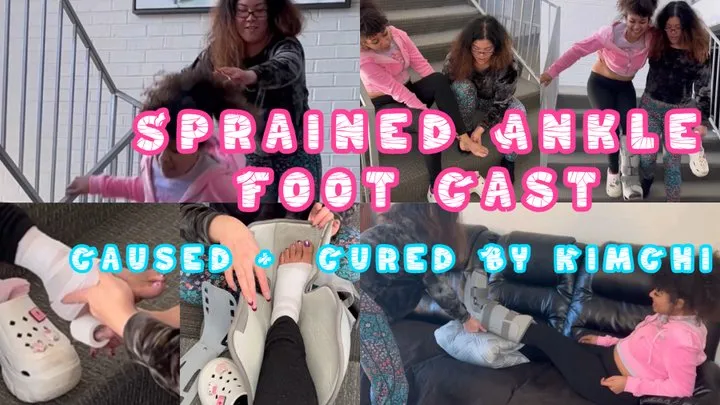 Sprained Ankle Foot Cast Caused and Cured By KimChi