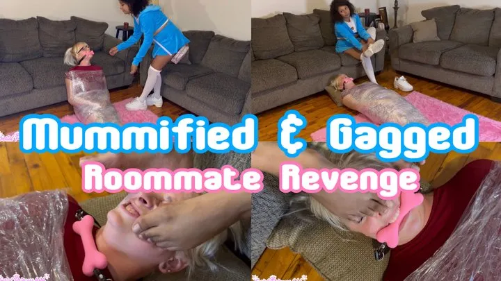 Mummified and Gagged Roommate Revenge