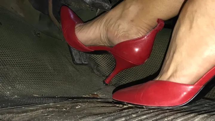 Red Heels Driving