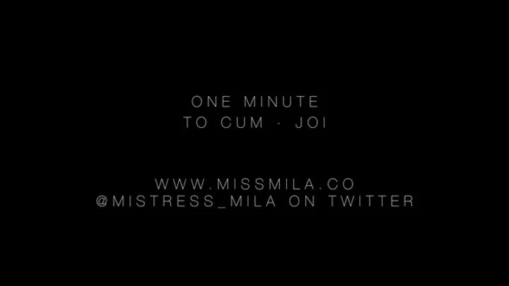 One Minute to Cum Challenge