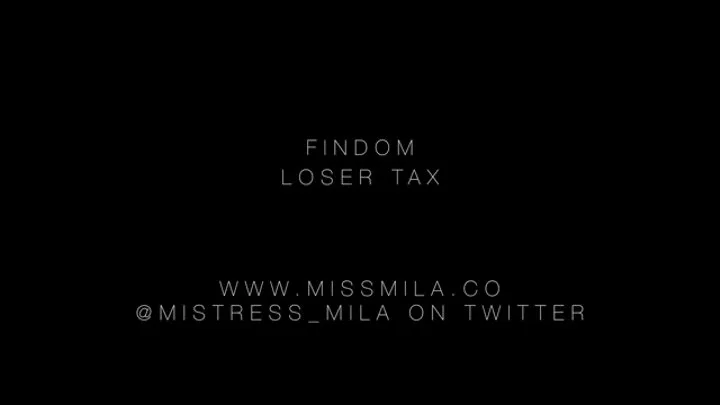 Findom Loser Tax