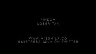 Findom Loser Tax