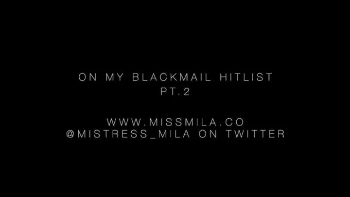 On My Blackmail-Fantasy Hitlist- Part 2 [INTERACTIVE]