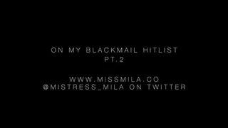 On My Blackmail-Fantasy Hitlist- Part 2 [INTERACTIVE]