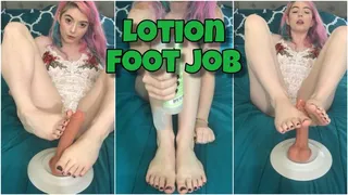 Lotion Footjob