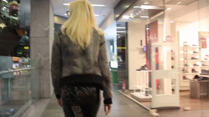 Vinyl pants in public