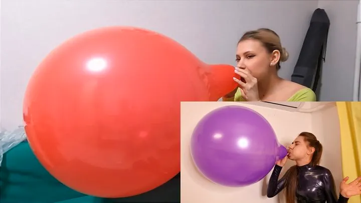 Two shiny beauties b2p huge balloons