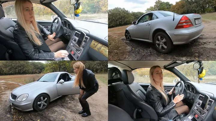 Anya gets stuck in a Mercedes and calls for help