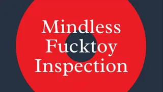 Mindless Fucktoy Inspection