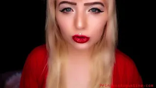 Shiny Red Lips Fetish