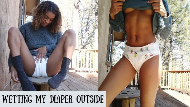 Wetting My Diaper Outdoors