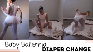 Baby Ballerina Diaper Change