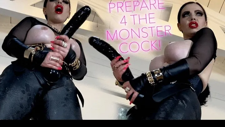 PREPARE FOR THE MONSTER COCK