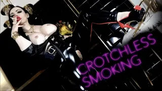 CROTCHLESS LEGGINGS SMOKING