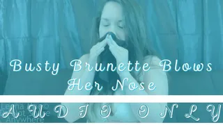 Busty Brunette Blows Her Nose MP3