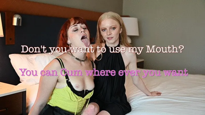 Dont you want to Fuck her pretty little face - Lady Alice Payne and Claire Cummings JOI