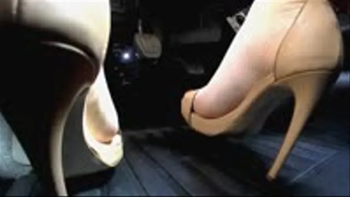 GF Driving to Christening - High Heel Sandals - Floor View Zoom