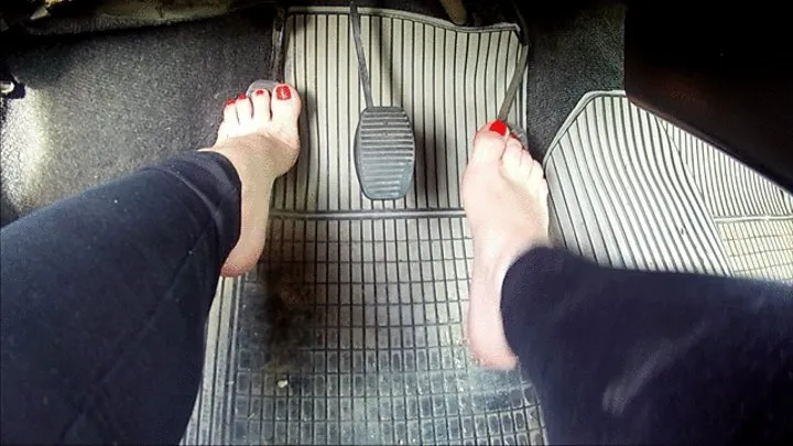 DRIVING AND STALLING BAREFOOT