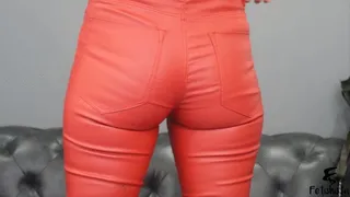 Red Leather Ass Clenching