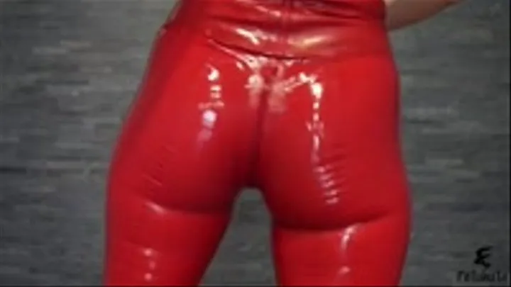 Red Latex Ass - Shake And Clench