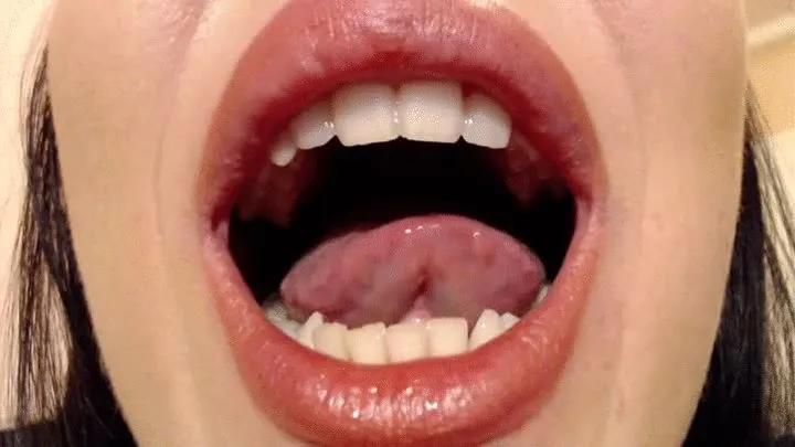 Stasha's mouth and teeth