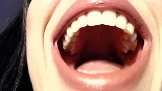 Wide open sexiest mouth