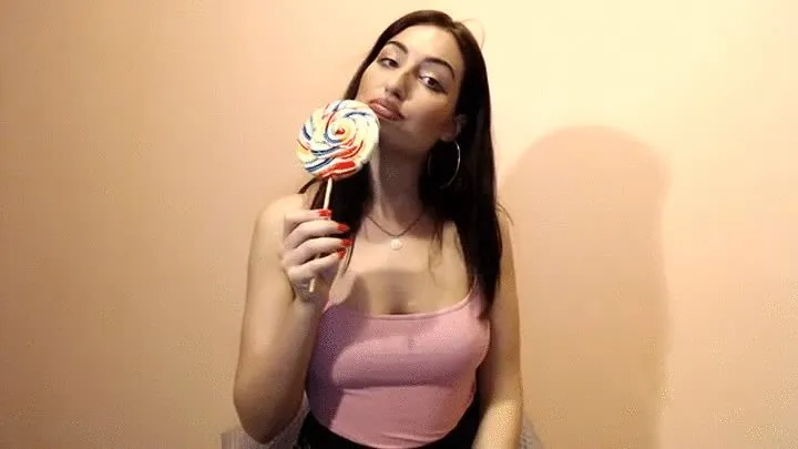 Love to lick lollipop