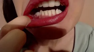 Beautiful sharp teeth