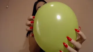 Balloons under my long sharp nails (Custom)