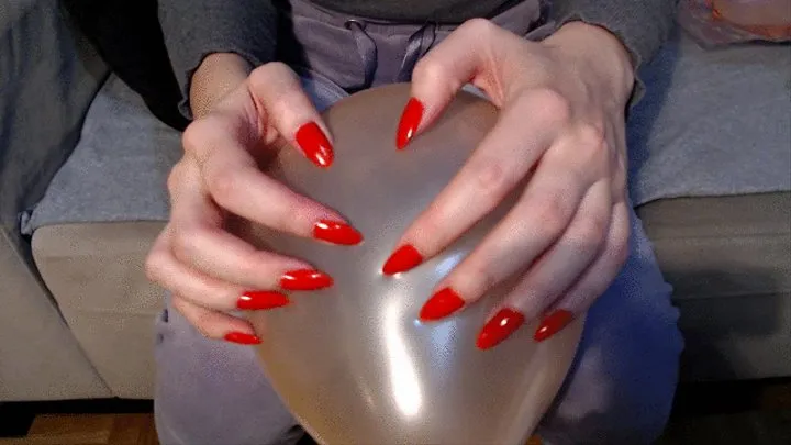 Nails against balloons