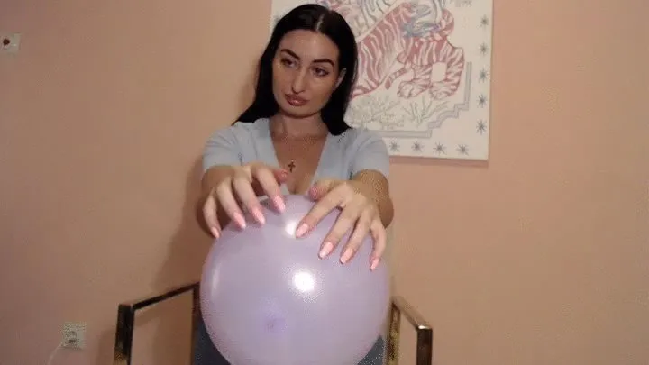 Scratching and popping balloons