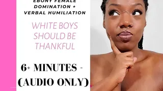 Audio Humiliation - White Boys Should Be Thankful MP3