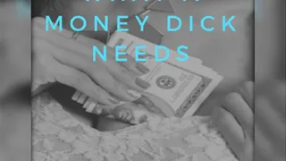 What a Money Dick Needs