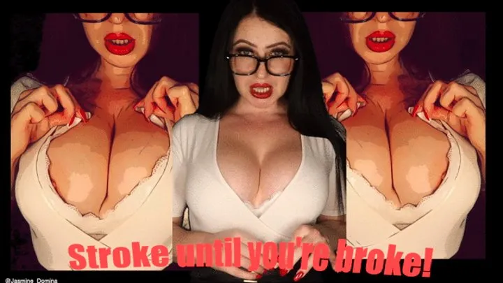 Stroke until you're broke, findom junkie!