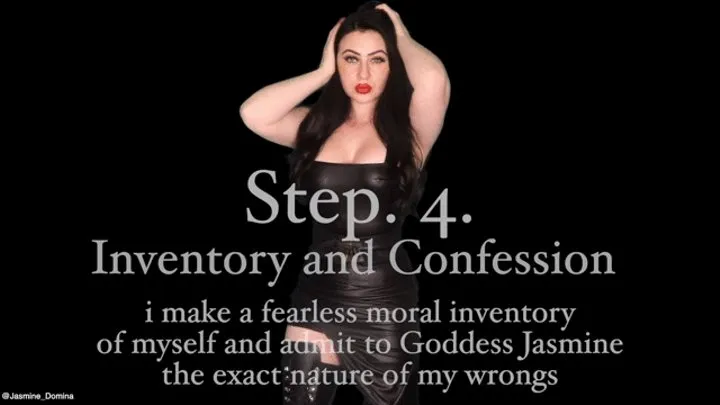 Six steps to recovery program, for Femdom Porn Addicts - STEP 4 - INVENTORY AND CONFESSION!