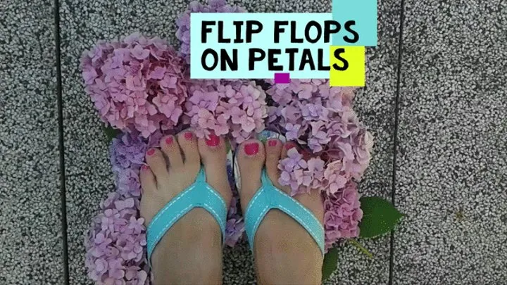 FLIP FLOPS step on pretty petals