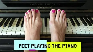 FEET playing piano