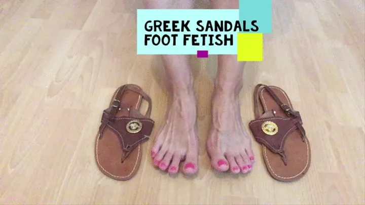 G R E E K Sandals Foot and Shoe Fetish