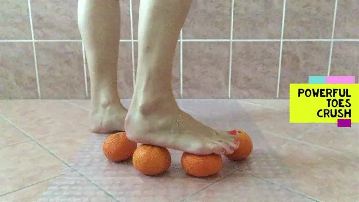 Powerful TOES crush tangerines