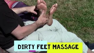 Dirty feet summertime massage